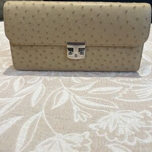 Elegant Tan Clutch